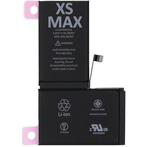 OnlyTech – Premium-Ersatzakku für iPhone XS Max – 3174 mAh – mit Kleber OnlyTech – Premium-Ersatzakku für iPhone XS Max – 3174 mAh – mit Kleber von OnlyTech
