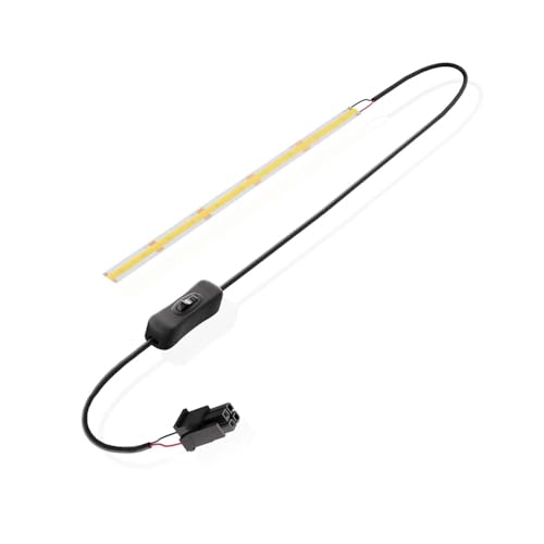 3D-Drucker-Zubehör 24V COB-Lichtleisten-Kit für Bambu Lab A1 Mini Plug and Play Kit COB-Lichtleiste mit Schalter Flexibles Gleichmäßiges Licht mit Hoher Dichte Nicht kompatibel mit A1 3D-Drucker-Zubehör 24V COB-Lichtleisten-Kit für Bambu Lab A1 Mini Plug and Play Kit COB-Lichtleiste mit Schalter Flexibles Gleichmäßiges Licht mit Hoher Dichte Nicht kompatibel mit A1 von Onperpoe