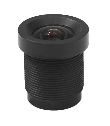 Objektiv für Überwachungskamera Minikameras Weitwinkel (Brennweite/Sichtwinkel 12mm = 25°) von Onpira
