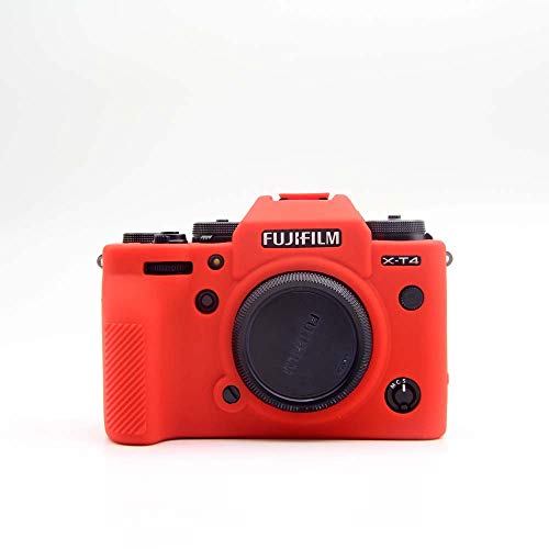 Zakao X-T4 Schutzhülle, weiche Silikontasche, leicht, dünn, Gummi, für Digitalkamera, für Fujifilm Fuji X-T4 XT4 (rot) von Onpro