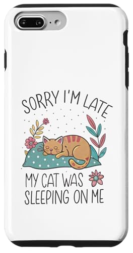 Blame My Cat: Sorry I'm Late He Sat On Me Hülle für iPhone 7 Plus/8 Plus Blame My Cat: Sorry I'm Late He Sat On Me Hülle für iPhone 7 Plus/8 Plus von Oops My Cat Did It Again Studio