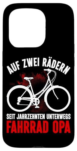 Auf Zwei Rädern Seit Jahrzehnten Unterwegs Fahrrad Opa Hülle für iPhone 15 Pro von Opa Fahrrad Radfahrer Biker Großvater Sprüche