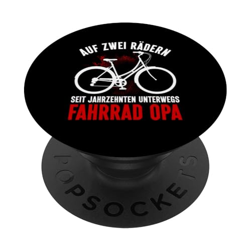 Auf Zwei Rädern Seit Jahrzehnten Unterwegs Fahrrad Opa PopSockets Klebender PopGrip Auf Zwei Rädern Seit Jahrzehnten Unterwegs Fahrrad Opa PopSockets Klebender PopGrip von Opa Fahrrad Radfahrer Biker Großvater Sprüche