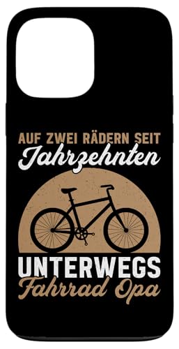 Auf Zwei Rädern Seit Jahrzehnter Unterwegs Fahrrad Opa Hülle für iPhone 13 Pro Max von Opa Fahrrad Radfahrer Biker Großvater Sprüche