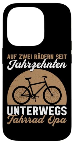 Auf Zwei Rädern Seit Jahrzehnter Unterwegs Fahrrad Opa Hülle für iPhone 14 Pro von Opa Fahrrad Radfahrer Biker Großvater Sprüche
