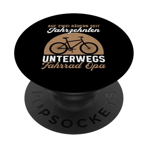 Auf Zwei Rädern Seit Jahrzehnter Unterwegs Fahrrad Opa PopSockets Klebender PopGrip Auf Zwei Rädern Seit Jahrzehnter Unterwegs Fahrrad Opa PopSockets Klebender PopGrip von Opa Fahrrad Radfahrer Biker Großvater Sprüche
