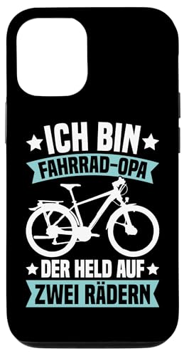 Ich Bin Fahrrad Opa Der Held Auf Zwei Rädern Großvater Hülle für iPhone 12/12 Pro von Opa Fahrrad Radfahrer Biker Großvater Sprüche