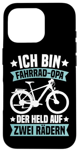 Ich Bin Fahrrad Opa Der Held Auf Zwei Rädern Großvater Hülle für iPhone 16 Pro von Opa Fahrrad Radfahrer Biker Großvater Sprüche