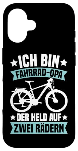 Ich Bin Fahrrad Opa Der Held Auf Zwei Rädern Großvater Hülle für iPhone 16 von Opa Fahrrad Radfahrer Biker Großvater Sprüche