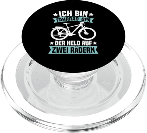 Ich Bin Fahrrad Opa Der Held Auf Zwei Rädern Großvater PopSockets PopGrip für MagSafe von Opa Fahrrad Radfahrer Biker Großvater Sprüche