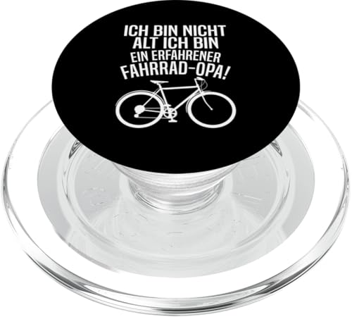 Ich Bin Nicht Alt Ich Bin Ein Erfahrener Fahrrad Opa Witze PopSockets PopGrip für MagSafe von Opa Fahrrad Radfahrer Biker Großvater Sprüche