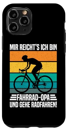 Mir Reicht's Ich Bin Fahrrad Opa Und Gehe Radfahren Retro Hülle für iPhone 11 Pro von Opa Fahrrad Radfahrer Biker Großvater Sprüche