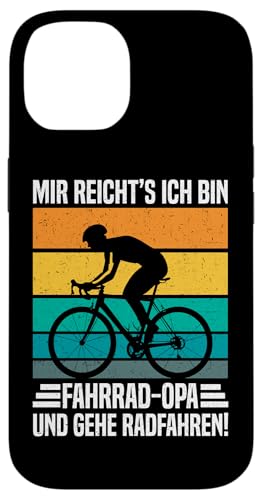 Mir Reicht's Ich Bin Fahrrad Opa Und Gehe Radfahren Retro Hülle für iPhone 14 von Opa Fahrrad Radfahrer Biker Großvater Sprüche