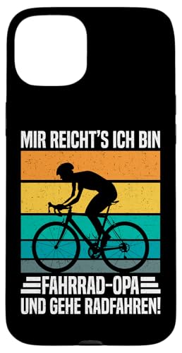 Mir Reicht's Ich Bin Fahrrad Opa Und Gehe Radfahren Retro Hülle für iPhone 15 Plus von Opa Fahrrad Radfahrer Biker Großvater Sprüche