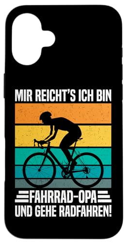 Mir Reicht's Ich Bin Fahrrad Opa Und Gehe Radfahren Retro Hülle für iPhone 16 Plus von Opa Fahrrad Radfahrer Biker Großvater Sprüche