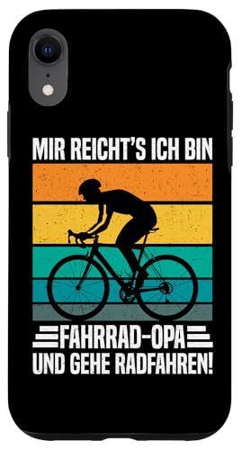 Mir Reicht's Ich Bin Fahrrad Opa Und Gehe Radfahren Retro Hülle für iPhone XR von Opa Fahrrad Radfahrer Biker Großvater Sprüche