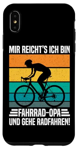 Mir Reicht's Ich Bin Fahrrad Opa Und Gehe Radfahren Retro Hülle für iPhone XS Max von Opa Fahrrad Radfahrer Biker Großvater Sprüche