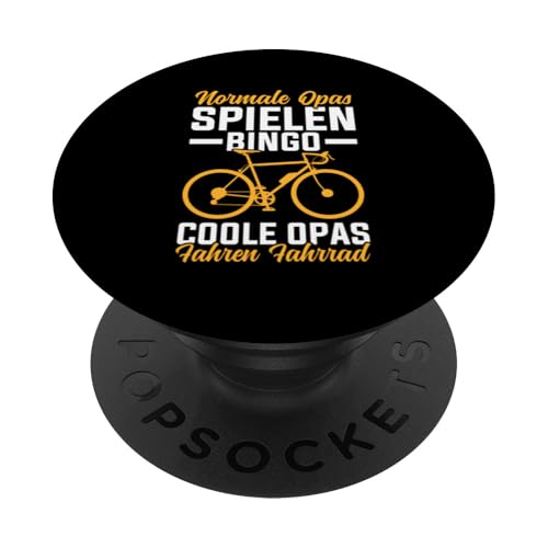 Normale Opas Spielen Bingo Coole Opas Fahren Fahrrad PopSockets Klebender PopGrip von Opa Fahrrad Radfahrer Biker Großvater Sprüche