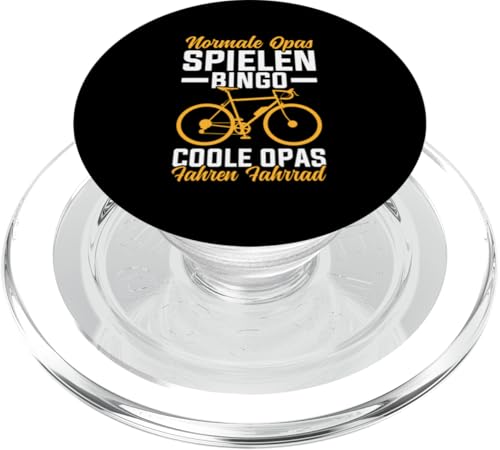Normale Opas Spielen Bingo Coole Opas Fahren Fahrrad PopSockets PopGrip für MagSafe von Opa Fahrrad Radfahrer Biker Großvater Sprüche