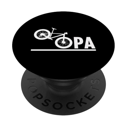 Opa Fahrradliebhaber Großvater Pensioniert Pops Großeltern PopSockets Klebender PopGrip von Opa Fahrrad Radfahrer Biker Großvater Sprüche