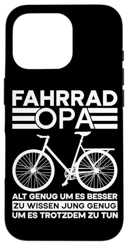 Opa Radfahrer Biker Großvater Pensioniert Pops Rentner Hülle für iPhone 16 Pro von Opa Fahrrad Radfahrer Biker Großvater Sprüche