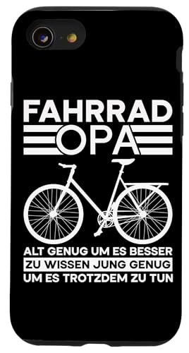 Opa Radfahrer Biker Großvater Pensioniert Pops Rentner Hülle für iPhone SE (2020) / 7 / 8 von Opa Fahrrad Radfahrer Biker Großvater Sprüche