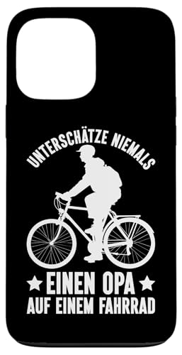 Unterschätze Niemals Einen Opa Auf Einem Fahrrad Pops Hülle für iPhone 13 Pro Max von Opa Fahrrad Radfahrer Biker Großvater Sprüche