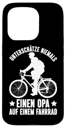 Unterschätze Niemals Einen Opa Auf Einem Fahrrad Pops Hülle für iPhone 15 Pro von Opa Fahrrad Radfahrer Biker Großvater Sprüche