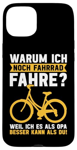 Warum Ich Noch Fahrrad Fahre Weil Ich Es Als Opa Besser Kann Hülle für iPhone 15 Plus Warum Ich Noch Fahrrad Fahre Weil Ich Es Als Opa Besser Kann Hülle für iPhone 15 Plus von Opa Fahrrad Radfahrer Biker Großvater Sprüche