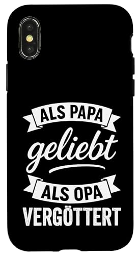 Opa Vatertag Als Papa geliebt als Opa vergöttert Lustig Opa Hülle für iPhone X/XS Opa Vatertag Als Papa geliebt als Opa vergöttert Lustig Opa Hülle für iPhone X/XS von Opa TShirt Vatertag Opa Spruch Vatertagsgeschenk