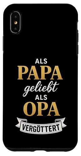 Opa Vatertag Als Papa geliebt als Opa vergöttert Lustig Opa Hülle für iPhone XS Max Opa Vatertag Als Papa geliebt als Opa vergöttert Lustig Opa Hülle für iPhone XS Max von Opa TShirt Vatertag Opa Spruch Vatertagsgeschenk