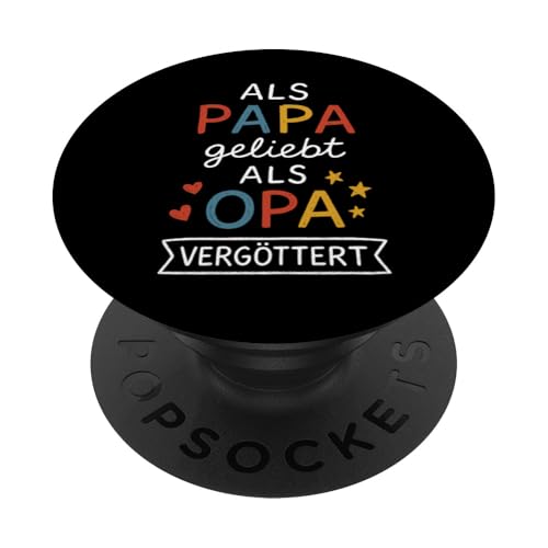 Opa Vatertag Als Papa geliebt als Opa vergöttert Lustig Opa PopSockets Klebender PopGrip Opa Vatertag Als Papa geliebt als Opa vergöttert Lustig Opa PopSockets Klebender PopGrip von Opa TShirt Vatertag Opa Spruch Vatertagsgeschenk