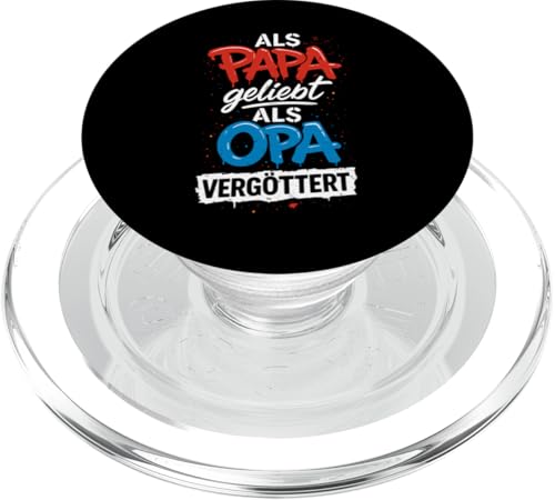 Opa Vatertag Als Papa geliebt als Opa vergöttert Lustig Opa PopSockets PopGrip für MagSafe Opa Vatertag Als Papa geliebt als Opa vergöttert Lustig Opa PopSockets PopGrip für MagSafe von Opa TShirt Vatertag Opa Spruch Vatertagsgeschenk