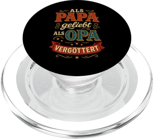 Opa Vatertag Als Papa geliebt als Opa vergöttert Lustig Opa PopSockets PopGrip für MagSafe Opa Vatertag Als Papa geliebt als Opa vergöttert Lustig Opa PopSockets PopGrip für MagSafe von Opa TShirt Vatertag Opa Spruch Vatertagsgeschenk
