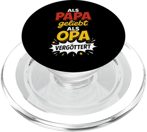 Opa Vatertag Als Papa geliebt als Opa vergöttert Lustig Opa PopSockets PopGrip für MagSafe Opa Vatertag Als Papa geliebt als Opa vergöttert Lustig Opa PopSockets PopGrip für MagSafe von Opa TShirt Vatertag Opa Spruch Vatertagsgeschenk