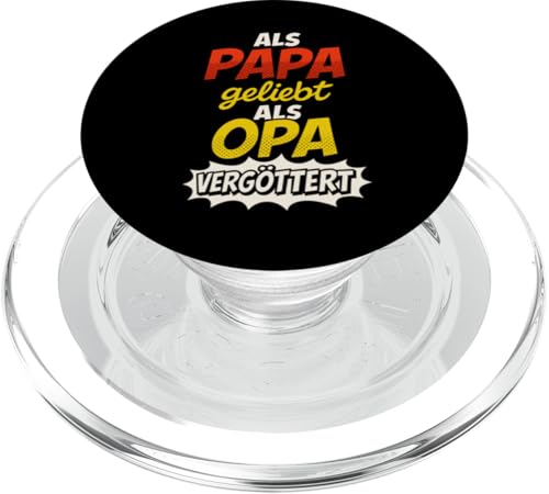 Opa Vatertag Als Papa geliebt als Opa vergöttert Lustig Opa PopSockets PopGrip für MagSafe Opa Vatertag Als Papa geliebt als Opa vergöttert Lustig Opa PopSockets PopGrip für MagSafe von Opa TShirt Vatertag Opa Spruch Vatertagsgeschenk