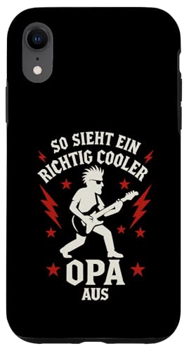 Opa Vatertag Richtig cooler Opa Spruch Witzig Lustig Opa Hülle für iPhone XR von Opa TShirt Vatertag Opa Spruch Vatertagsgeschenk