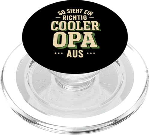 Opa Vatertag Richtig cooler Opa Spruch Witzig Lustig Opa PopSockets PopGrip für MagSafe Opa Vatertag Richtig cooler Opa Spruch Witzig Lustig Opa PopSockets PopGrip für MagSafe von Opa TShirt Vatertag Opa Spruch Vatertagsgeschenk