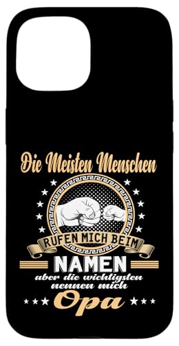 Opa tshirt Vatertag shirt Papa stolzer Grossvater Geschenk Hülle für iPhone 15 Opa tshirt Vatertag shirt Papa stolzer Grossvater Geschenk Hülle für iPhone 15 von Opa Vatertag Vater Vatertagsgeschenk Geburtstag