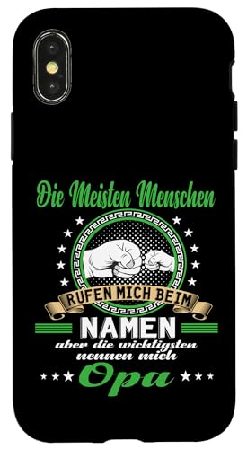 Opa tshirt Vatertag shirt Papa stolzer Grossvater Geschenk Hülle für iPhone X/XS Opa tshirt Vatertag shirt Papa stolzer Grossvater Geschenk Hülle für iPhone X/XS von Opa Vatertag Vater Vatertagsgeschenk Geburtstag