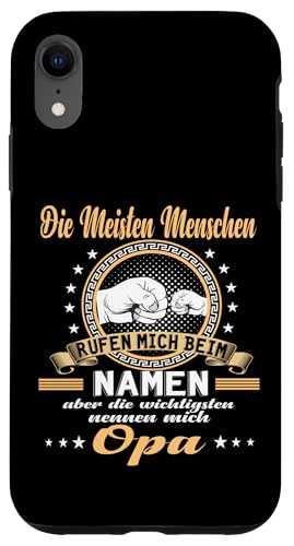 Opa tshirt Vatertag shirt Papa stolzer Grossvater Geschenk Hülle für iPhone XR Opa tshirt Vatertag shirt Papa stolzer Grossvater Geschenk Hülle für iPhone XR von Opa Vatertag Vater Vatertagsgeschenk Geburtstag