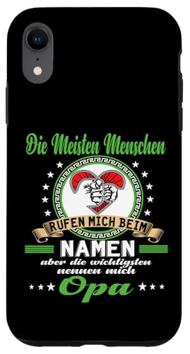 Opa tshirt Vatertag shirt Papa stolzer Grossvater Geschenk Hülle für iPhone XR von Opa Vatertag Vater Vatertagsgeschenk Geburtstag