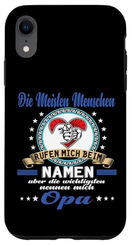 Opa tshirt Vatertag shirt Papa stolzer Grossvater Geschenk Hülle für iPhone XR von Opa Vatertag Vater Vatertagsgeschenk Geburtstag