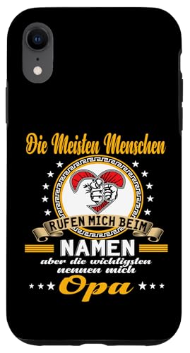 Opa tshirt Vatertag shirt Papa stolzer Grossvater Geschenk Hülle für iPhone XR Opa tshirt Vatertag shirt Papa stolzer Grossvater Geschenk Hülle für iPhone XR von Opa Vatertag Vater Vatertagsgeschenk Geburtstag