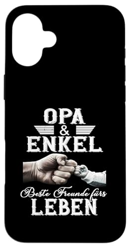 Opa und Enkel Vatertag Geburtstag Geschenkidee Partnerlook Hülle für iPhone 16 Plus Opa und Enkel Vatertag Geburtstag Geschenkidee Partnerlook Hülle für iPhone 16 Plus von Opa Vatertagsgeschenk Geburtstagsgeschenk Herren