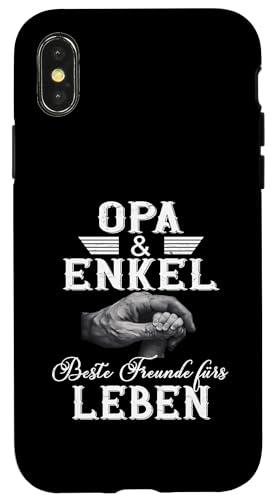 Opa und Enkel Vatertag Geburtstag Geschenkidee Partnerlook Hülle für iPhone X/XS Opa und Enkel Vatertag Geburtstag Geschenkidee Partnerlook Hülle für iPhone X/XS von Opa Vatertagsgeschenk Geburtstagsgeschenk Herren