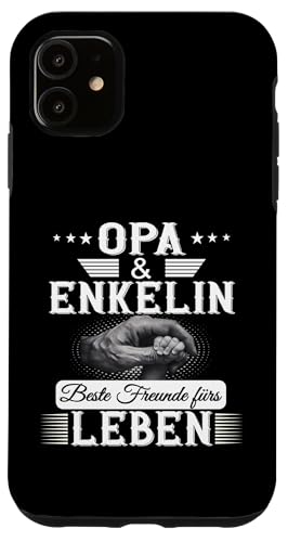 Opa und Enkelin Vatertag Geburtstag Geschenkidee Partnerlook Hülle für iPhone 11 von Opa Vatertagsgeschenk Geburtstagsgeschenk Herren