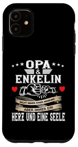 Opa und Enkelin Vatertag Geburtstag Geschenkidee Partnerlook Hülle für iPhone 11 Opa und Enkelin Vatertag Geburtstag Geschenkidee Partnerlook Hülle für iPhone 11 von Opa Vatertagsgeschenk Geburtstagsgeschenk Herren