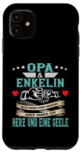 Opa und Enkelin Vatertag Geburtstag Geschenkidee Partnerlook Hülle für iPhone 11 Opa und Enkelin Vatertag Geburtstag Geschenkidee Partnerlook Hülle für iPhone 11 von Opa Vatertagsgeschenk Geburtstagsgeschenk Herren