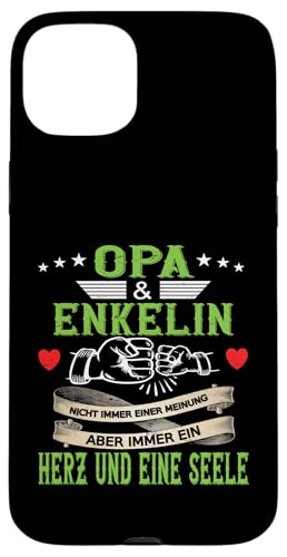 Opa und Enkelin Vatertag Geburtstag Geschenkidee Partnerlook Hülle für iPhone 15 Plus Opa und Enkelin Vatertag Geburtstag Geschenkidee Partnerlook Hülle für iPhone 15 Plus von Opa Vatertagsgeschenk Geburtstagsgeschenk Herren